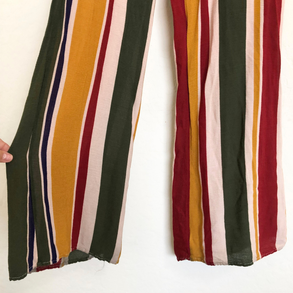 Mind Code Strapless Striped Multicolor Jumpsuit - image 4